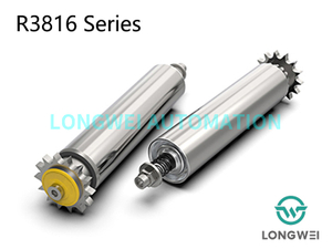 単列スチールスプロケットチェーン駆動調整可能なアキュムレーションコンベヤローラー