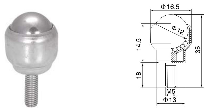 ボルト固定式ボールトランスファーユニット