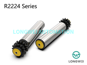 低騒音複列ポリマースプロケットチェーン駆動コンベヤローラー