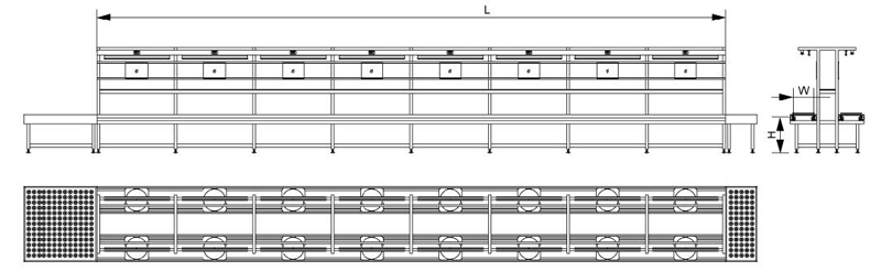 スピードフォールドチェーンコンベア（9）