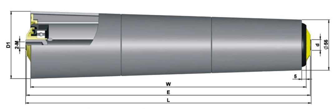 TP600 重力式テーパードスリーブローラー