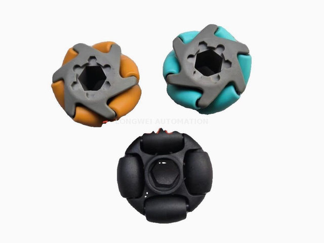 仕分けコンベヤシステム用の多方向メカナムホイールとオムニホイール