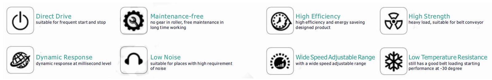 ダイレクトドライブモーターローラーの利点