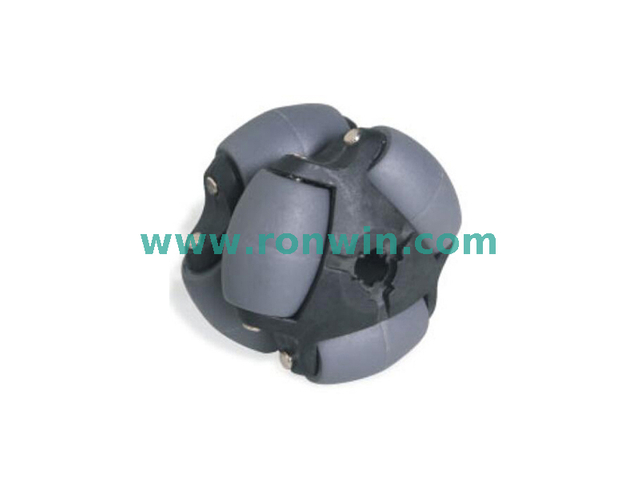 ダブルレイヤーコンベアシステムプラスチックスケートホイール90度シフト