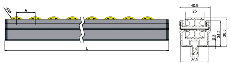 アルミフローホイールトラック
