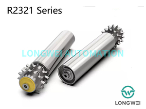 重荷重複列スチールスプロケットパレットコンベヤローラー