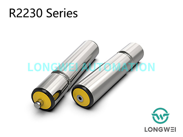 ラインシャフト単一溝付き丸ベルト駆動スチール コンベヤ ローラー 