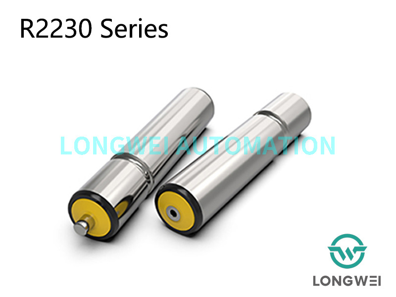 ラインシャフト単一溝付き丸ベルト駆動スチール コンベヤ ローラー 