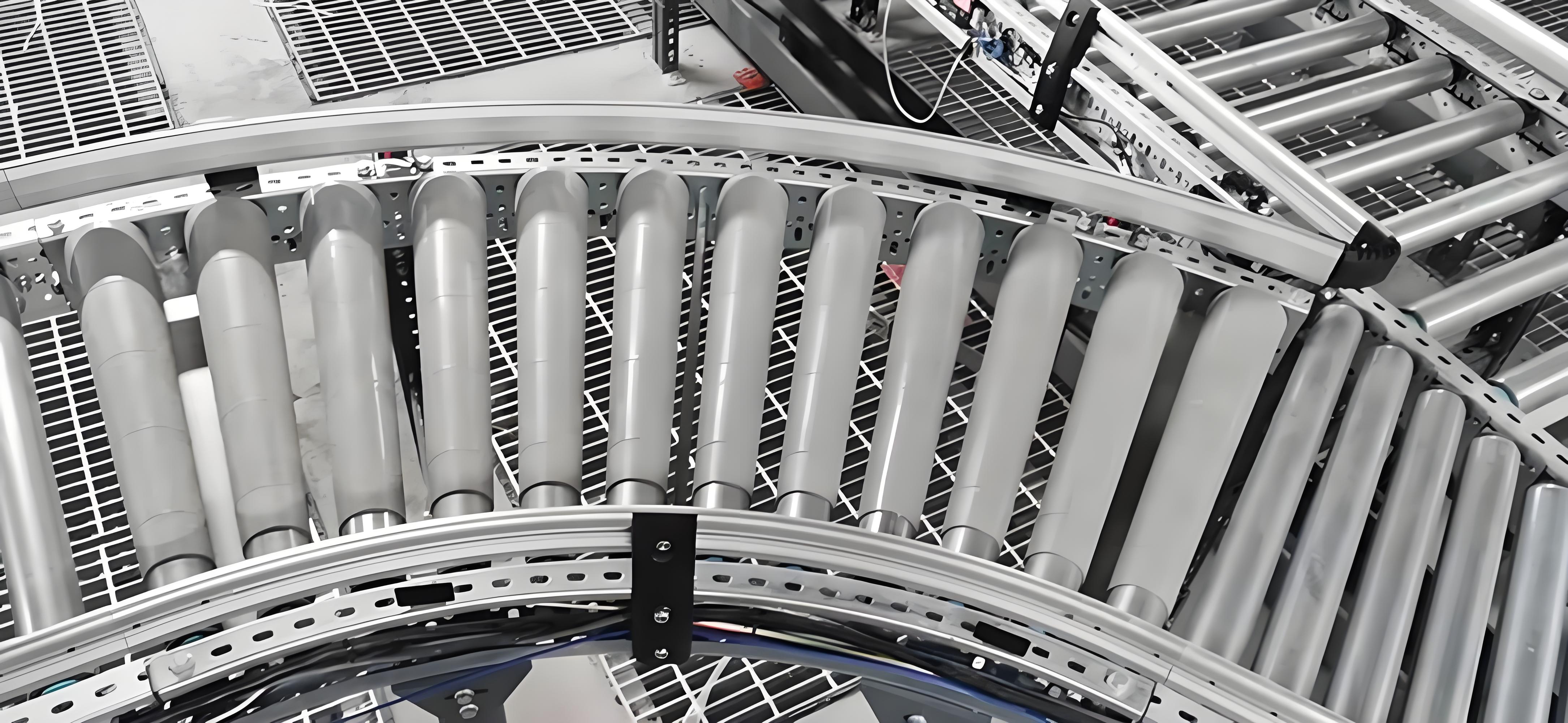 カーブローラーコンベア