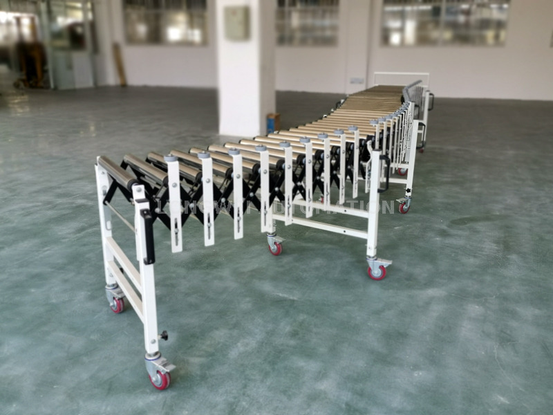 電動柔軟な拡張可能なOベルトローラーコンベア 