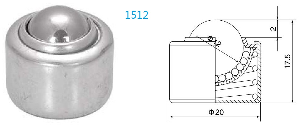 スプリングロードボールトランスファーユニット