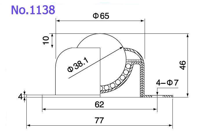 ベース固定ボール転送ユニット