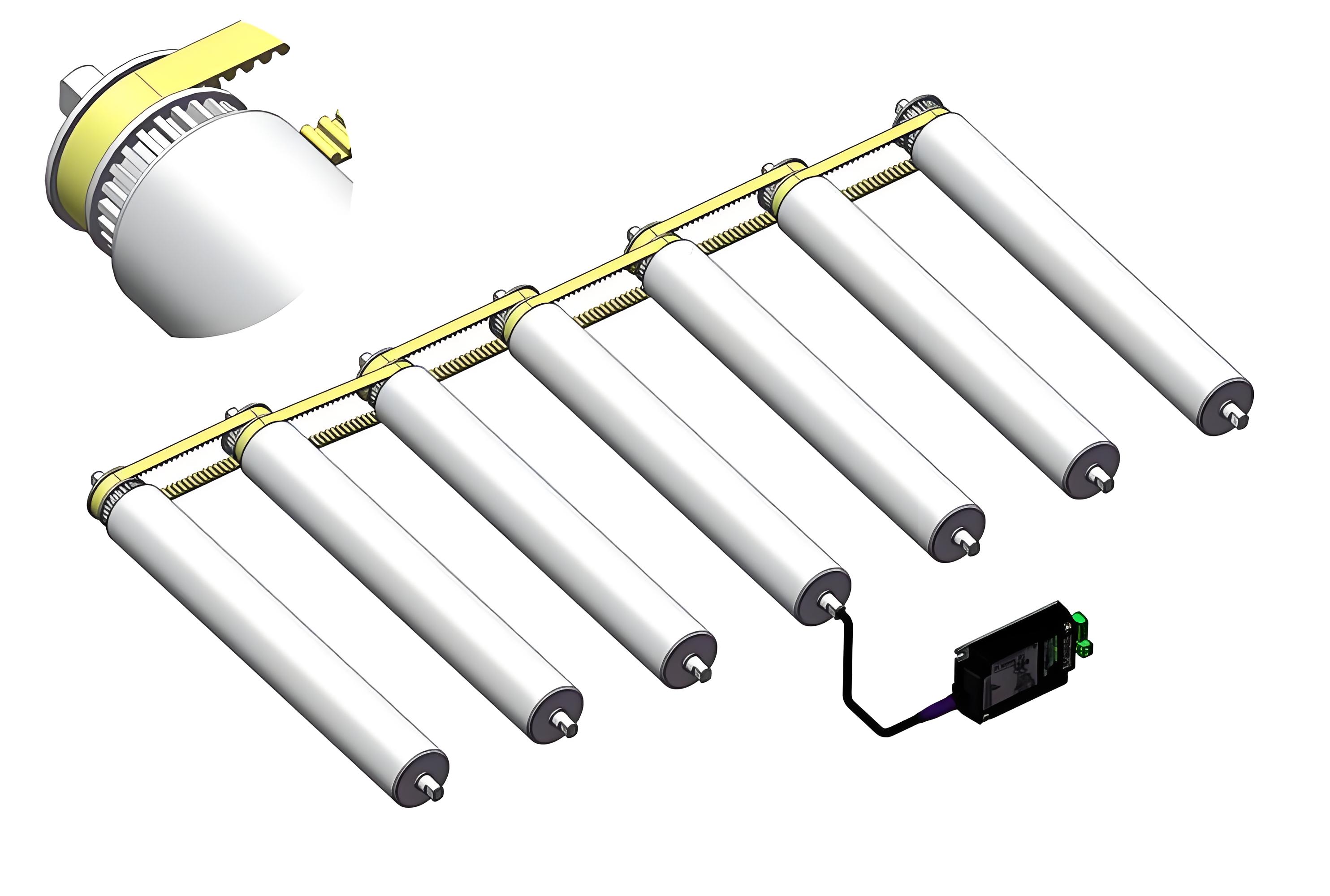timing belt pulley toothed belt driven motor drive roller タイミング ベルト プーリー 歯付きベルト駆動モーター ドライブ ローラー