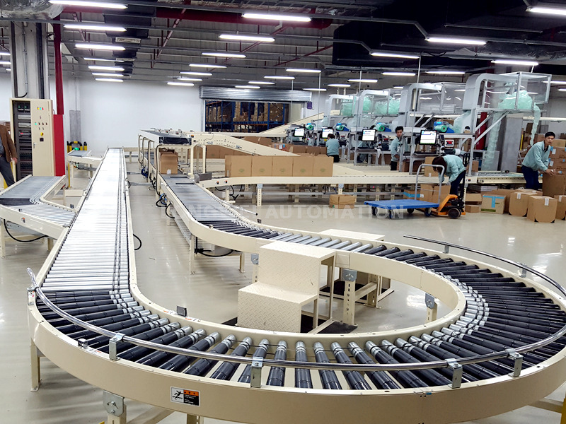 照射消毒自動搬送ライン