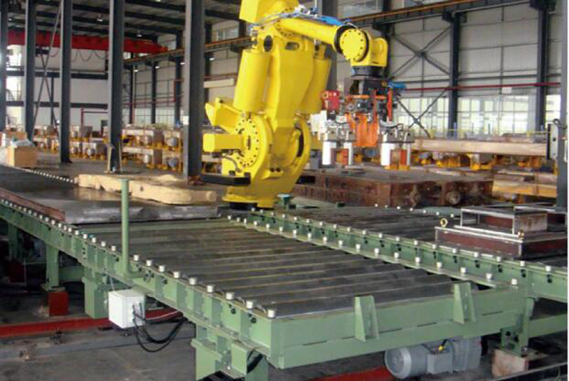 ダブルスプロケット蓄積ローラー