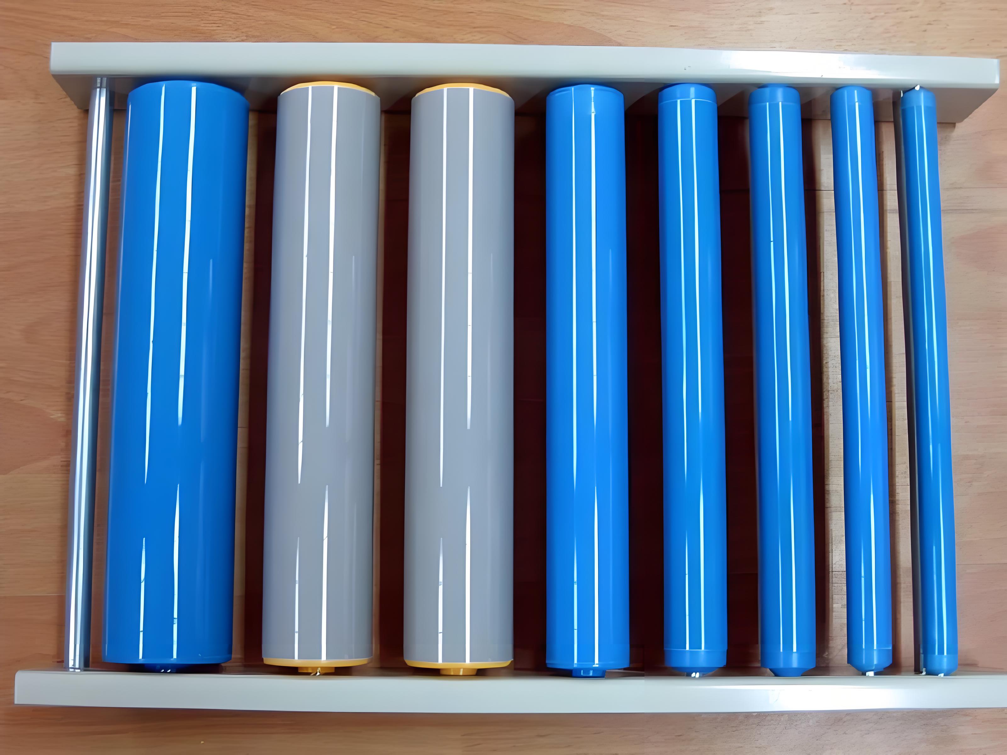 さまざまな直径のPVCローラー