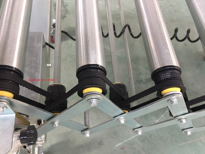 柔軟で拡張可能な電動タイミングベルト駆動のローラーコンベア