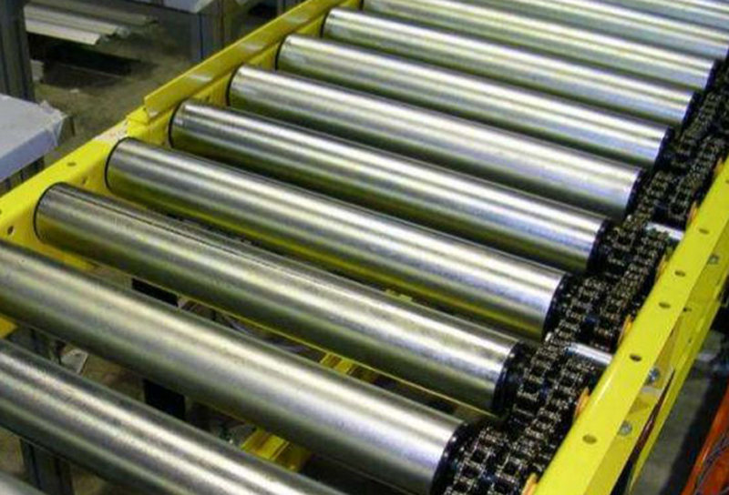 ダブルスプロケット蓄積ローラー