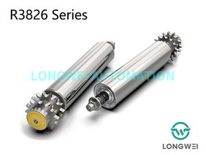 複列スチールスプロケット調整可能なアキュムレーションコンベヤローラー