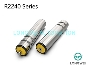 二重溝付き丸ベルト駆動スチール コンベヤ ローラー