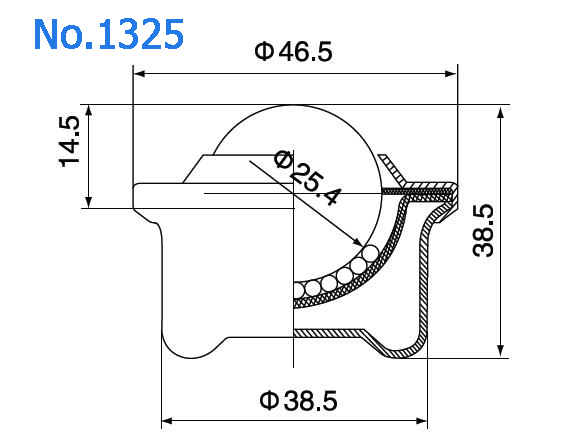 25ベアリングボールコンベアユニット