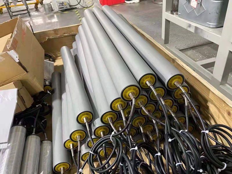 ポリVプーリー直接電流モーター駆動ローラー